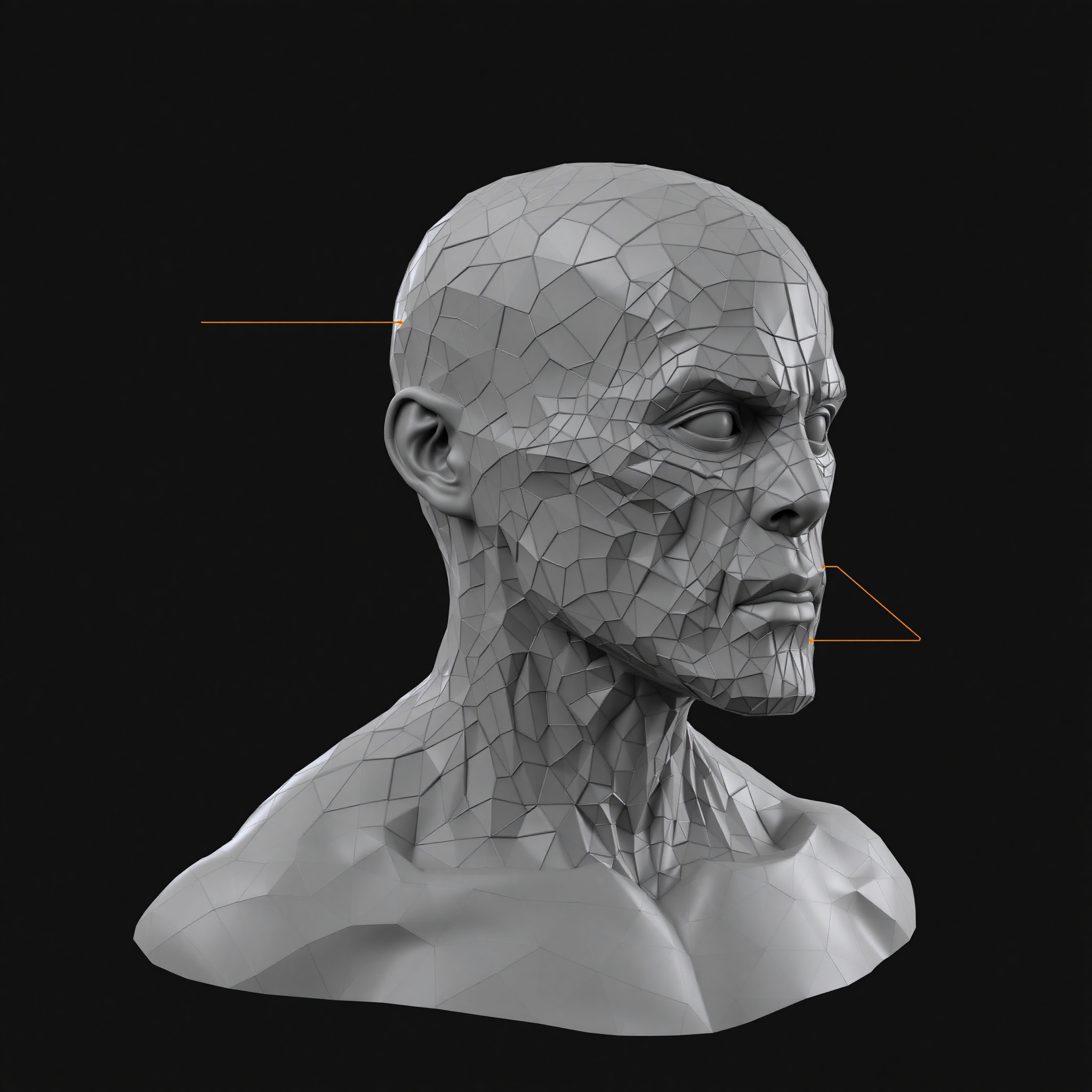Visualización 3D de técnicas de modelado poligonal en 3ds Max con herramientas de edición destacadas en pantalla