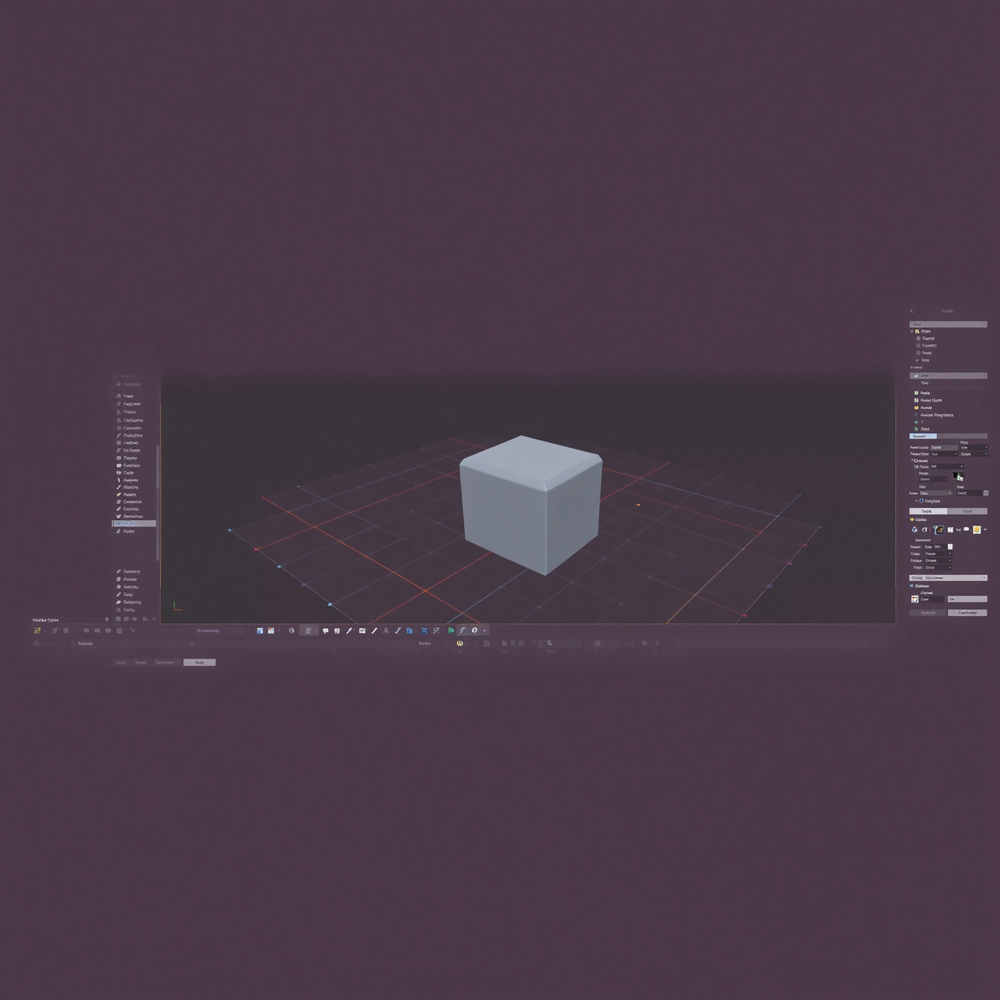 Interfaz de 3ds Max mostrando herramientas básicas de modelado y viewport de visualización